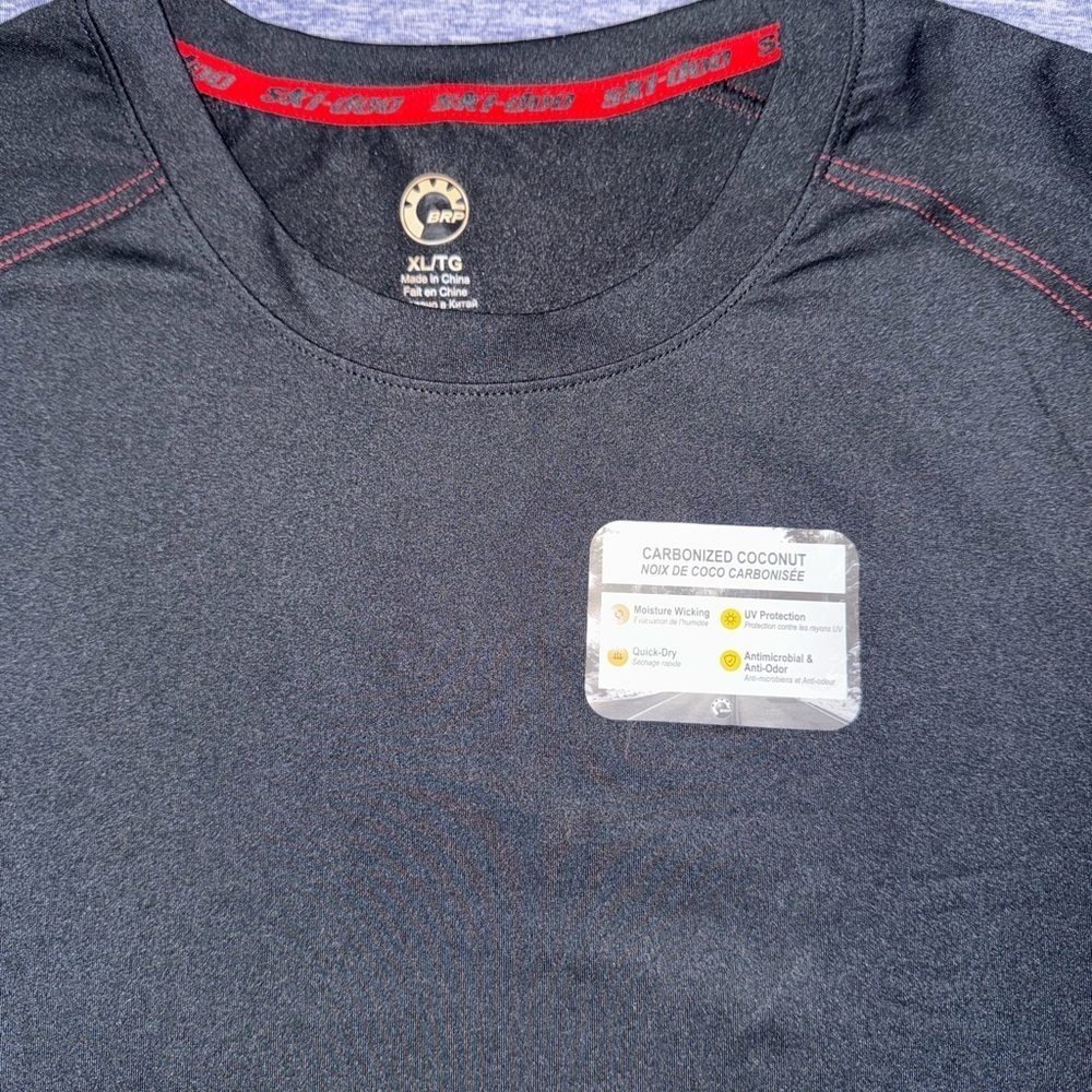 Ski-Doo Black Long Sleeve Performance Tee - Picture 2 of 7
